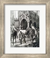 WORLD WAR I (1914-1918) The Occupation Of Aerschot By The Germans Fine Art Print