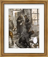 World War I (1914-1918) Generals Joffre And French Studying The Progress Of Operations Fine Art Print