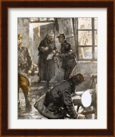 World War I (1914-1918) Generals Joffre And French Studying The Progress Of Operations Fine Art Print