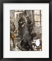 World War I (1914-1918) Generals Joffre And French Studying The Progress Of Operations Fine Art Print