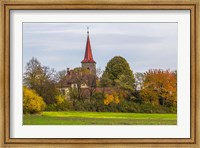 Liberec Village Church Near Trosky Czech Republic Fine Art Print
