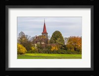 Liberec Village Church Near Trosky Czech Republic Fine Art Print