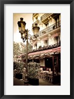 Le Metro Restaurant, Left Bank, Paris, France Fine Art Print