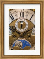 Germany, Furtwangen, Detail Of 19th Century Antique Clock Face Fine Art Print
