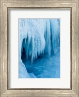 Godafoss Waterfall Of Iceland During Winter Fine Art Print