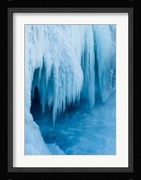 Godafoss Waterfall Of Iceland During Winter Fine Art Print
