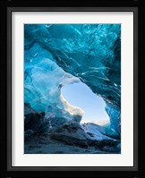 Ice Cave In The Glacier Breidamerkurjokull Fine Art Print