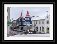 Akureyri, Iceland During Winter Fine Art Print
