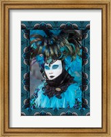 Elaborate Masked Costume For Carnival, Venice, Italy 19 Fine Art Print