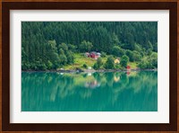 Wooden Farmhouses Architecture Olden Norway Fine Art Print