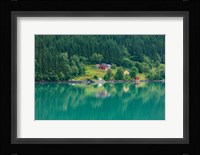 Wooden Farmhouses Architecture Olden Norway Fine Art Print