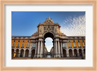 Portugal, Lisbon, Rua Augusta, Commerce Square, Arched Entry Fine Art Print