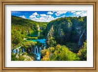 Travertine Cascades On The Korana River, Plitvice Lakes National Park, Croatia Fine Art Print