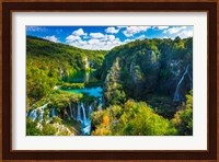 Travertine Cascades On The Korana River, Plitvice Lakes National Park, Croatia Fine Art Print