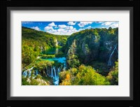 Travertine Cascades On The Korana River, Plitvice Lakes National Park, Croatia Fine Art Print