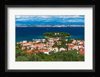 Town Of Preko And The Dalmatian Coast From St Michael's Fort, Croatia Fine Art Print