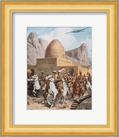 Second World War Entry Of Italian Troops In Cassalla (1940) Fine Art Print