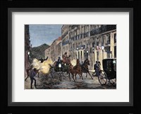 Attack On Isabella II (1830-1904) And King Francis Of Spain (1822-1902) Madrid Fine Art Print