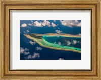 Aerial Ant Atoll, Pohnpei, Micronesia Fine Art Print