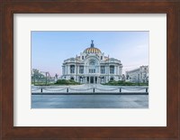 Mexico City, Palacio De Bella Artes At Dawn Fine Art Print