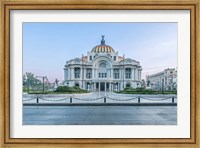 Mexico City, Palacio De Bella Artes At Dawn Fine Art Print