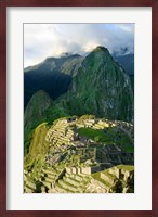 Peru, Machu Picchu, Morning Fine Art Print