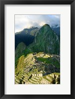 Peru, Machu Picchu, Morning Fine Art Print