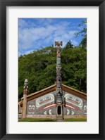 Alaska, Ketchikan, Totem Bight State Historical Park Fine Art Print