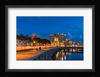 Bright Light, San Diego Skyline Framed Print