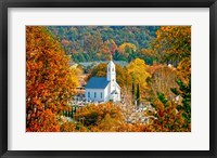 St Sava Serbian Church In Autumn Fine Art Print