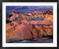 Eroded Mudstone, Death Valley Np, California Framed Print