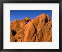 Monzonite Granite Boulders At Sunset, Joshua Tree NP, California Fine Art Print