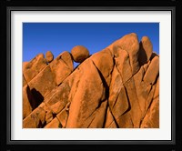 Monzonite Granite Boulders At Sunset, Joshua Tree NP, California Fine Art Print