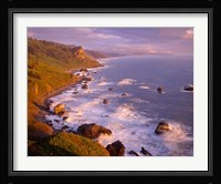View From High Bluff Overlook To Split Rock, California Fine Art Print