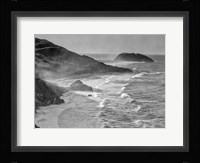 Little Sur Coast, California (BW) Fine Art Print