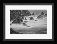 California, Mendocino Coast, Bodega Bay (BW) Fine Art Print