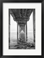 Scripps Pier, California (BW) Fine Art Print