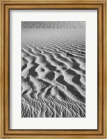California, Valley Dunes Sand Ripples (BW) Fine Art Print