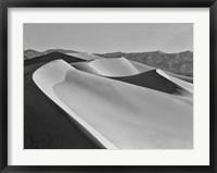 California, Valley Dunes Landscape (BW) Fine Art Print
