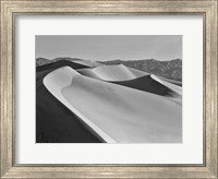 California, Valley Dunes Landscape (BW) Fine Art Print