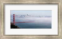 San Francisco Golden Gate Bridge Disappearing Into Fog Fine Art Print
