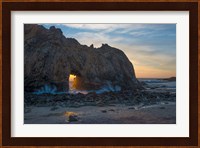 Arch's Last Light At Pfeiffer Beach Fine Art Print