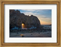 Arch's Last Light At Pfeiffer Beach Fine Art Print