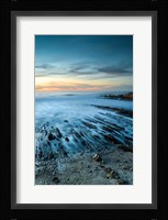 Sunset Coastline Of Montana De Oro State Park Fine Art Print