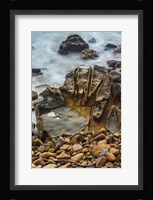 Tafoni Formation At Salt Point State Park Fine Art Print
