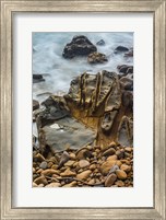 Tafoni Formation At Salt Point State Park Fine Art Print