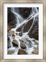 Waterfall At Yosemite National Park Fine Art Print