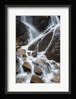 Waterfall At Yosemite National Park Fine Art Print