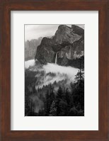 Bridal Veil Falls, Yosemite NP (BW) Fine Art Print