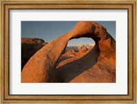 Mobius Arch With Mt Whitney And The Sierra Nevada Range Fine Art Print